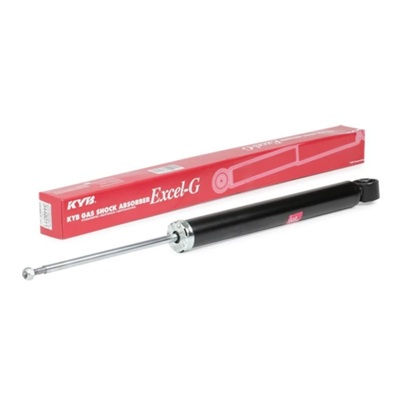 Image of KYB 3448011 Shock absorber Rear Axle, Gas Pressure, Twin-Tube, Telescopic Shock Absorber, Bottom eye Shock Absorber (854)