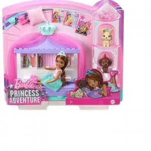 image of Barbie Princess Adventure Play Set - Chelsea