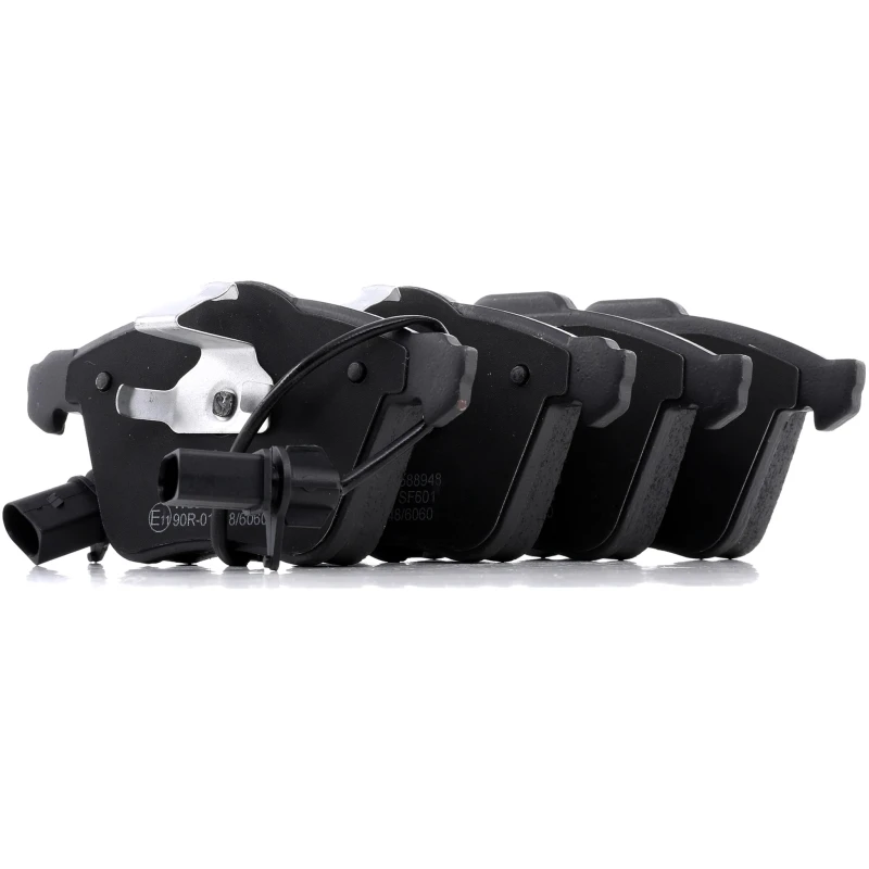 Image of STARK SKBP-0010263 Brake pad set Front Axle, with integrated wear sensor, with piston clip Brake Pad Set,disc brake (402)