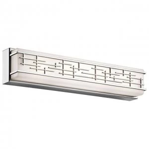 Image of LED Bathroom Large Wall Light Chrome IP44