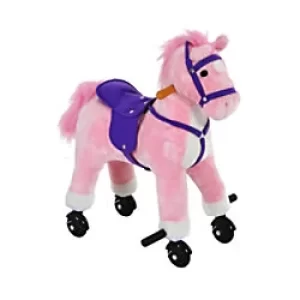 image of HOMCOM Rocking Horse 330-047PK Pink