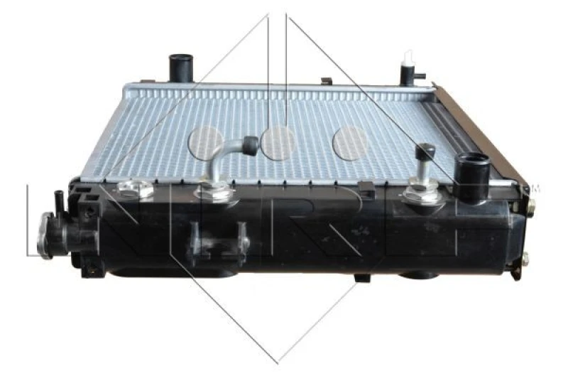 Image of NRF 52300 Engine radiator EASY FIT Brazed cooling fins, Aluminium, with mounting parts Aluminium Radiator,engine cooling (470)
