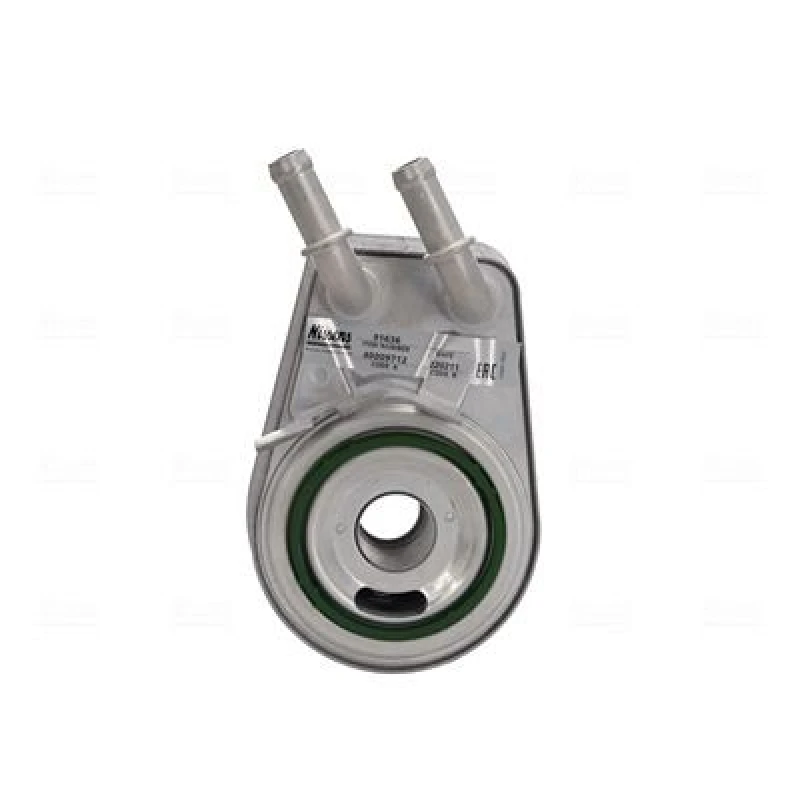 Image of NISSENS 91636 Oil Cooler with gaskets/seals Aluminium Oil Cooler,engine oil (469)