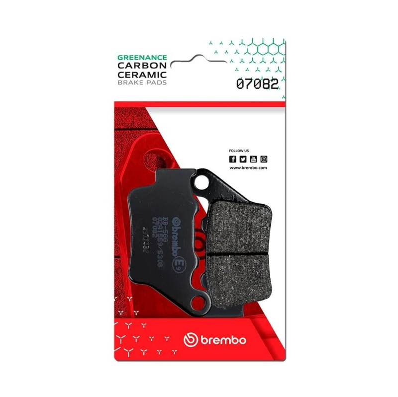 Image of BREMBO Brake pad set BREMBO 07082
