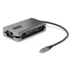 Image of StarTech.com USB-C Multiport Adapter - HDMI/VGA - 4K 60Hz - 3-Port...