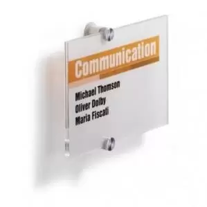 Image of Durable CRYSTAL SIGN Door Sign A5 Pack of 1