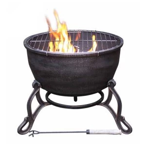 image of Gardeco Elidir Cast Iron Fire Pit