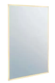 Image of Wall Light IP44 Mirrored Glass & Silver Paint 24W LED Bulb Included
