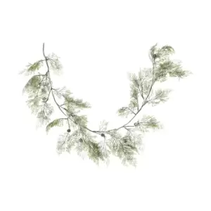 image of Winter Woodland Pine Garland Green