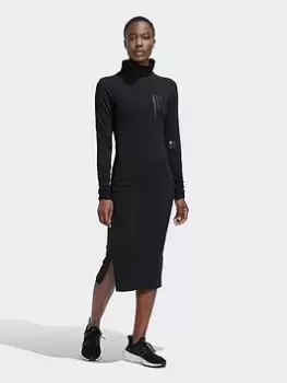 Image of adidas Mission Victory Mid-length Dress, Black Size XL Women