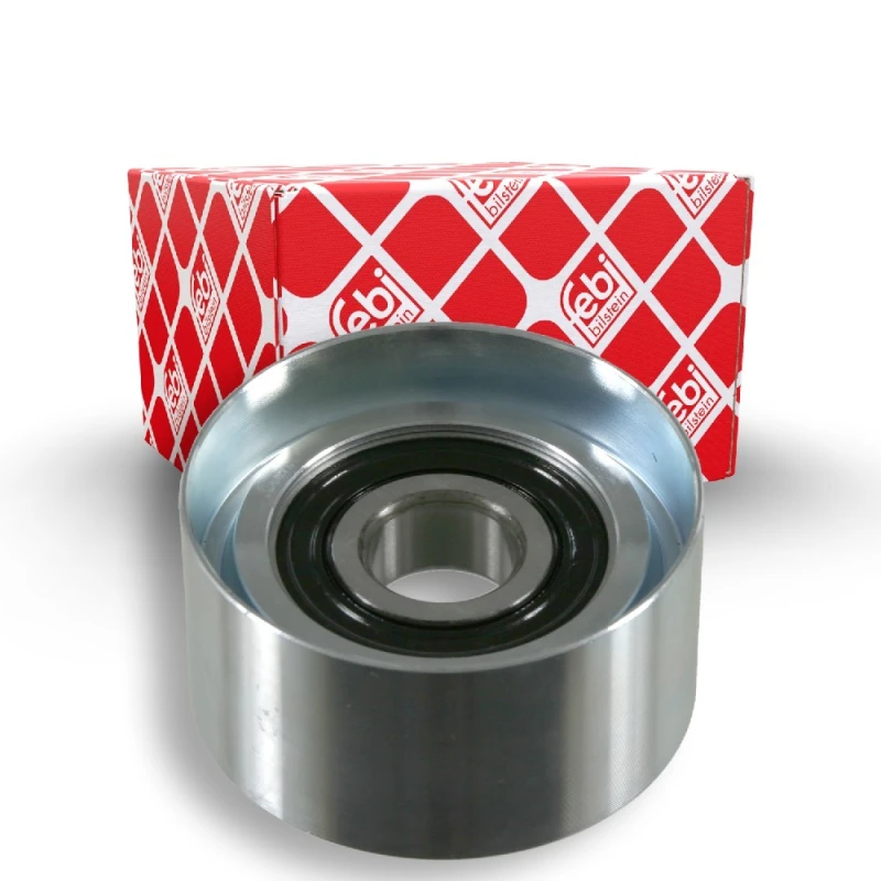 Image of FEBI BILSTEIN 22047 Tensioner Pulley Metal Tensioner Pulley,v-ribbed belt (310)