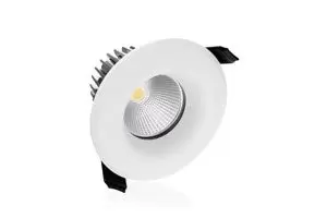 Integral LED Lux Fire Rated Downlight 6W 70mm Cut out Dimmable Warm White - ILDLFR70A001