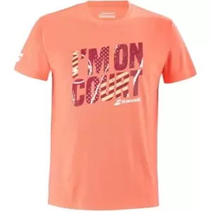 Image of Babolat Exercise Message Tee - Pink