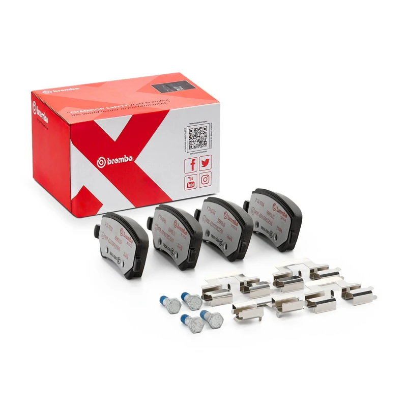 Image of BREMBO Brake pad set BREMBO P 24 078X