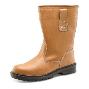 Image of SuperTouch Size 11 Rigger boots Plus Leather with Rubber Toecap Tan