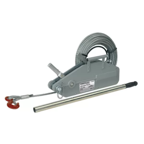 Image of Sealey WRP1600 Wire Rope Puller 1600kg Max Line Force