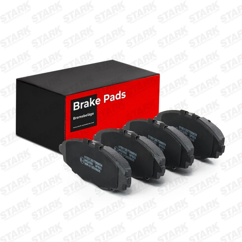 Image of STARK SKBP-0010143 Brake pad set Front Axle, excl. wear warning contact Brake Pad Set,disc brake (402)