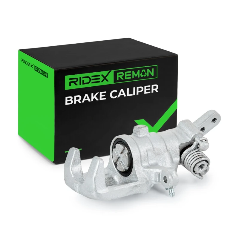 Image of RIDEX REMAN 78B0301R Brake caliper Rear Axle, without holder Cast Iron Brake Caliper (78)