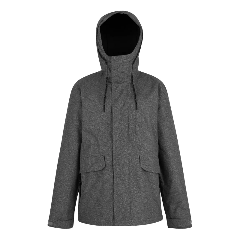 Image of Regatta Regatta Men Sterlings Hooded Waterproof Breathable Insulated Jacket in Grey Size: X-Large Grey XL Male 5063516101604