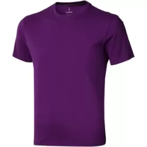 image of Elevate Mens Nanaimo Short Sleeve T-Shirt (XS) (Plum)