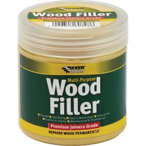 Image of Everbuild Multi Purpose Premium Joiners Grade Wood Filler White 250ml