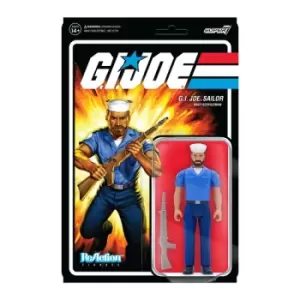Image of G.I. Joe Wave 3 Blueshirt Beard Light Brown Reaction Figure