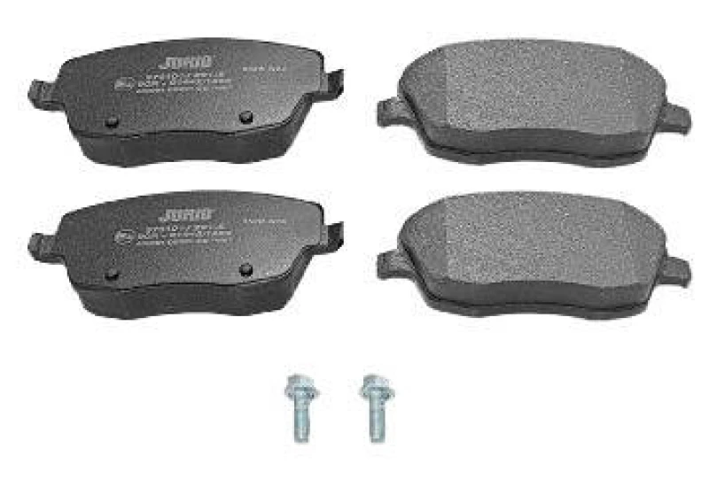 Image of JURID 573101J Brake pad set not prepared for wear warning indicator, with accessories Brake Pad Set,disc brake (402)