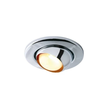 Image of Chrome Eyeball Downlight, 240V 80W - Knightsbridge