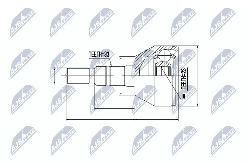 Image of NTY CV joint kit NTY NPZ-PL-023