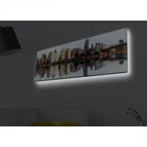Image of 3090MDACT-007 Multicolor Decorative LED Lighted Canvas Painting