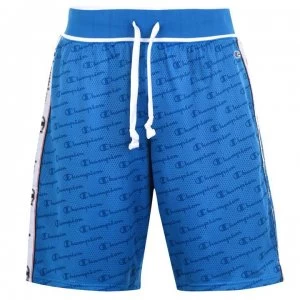 image of Champion Side Tape Shorts - Cobalt BS023