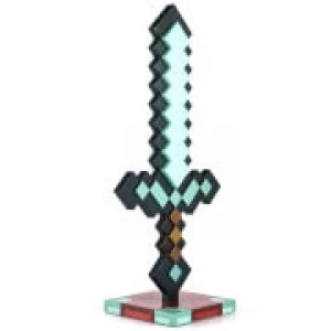 Image of Minecraft 3D Diamond Sword Desk Lamp