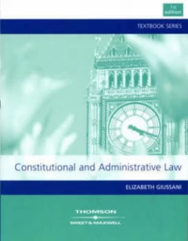 Image of Constitutional and Administrative Law by Elizabeth Giussani Paperback