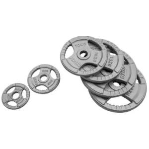 Image of DKN Tri Grip Cast Iron Olympic Weight Plates