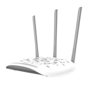 image of TP-LINK (TL-WA901N) 450Mbps Wireless N Access Point Fixed Antennas Multi-mode - Range Extender / Client / Multi-SSID UK Plug