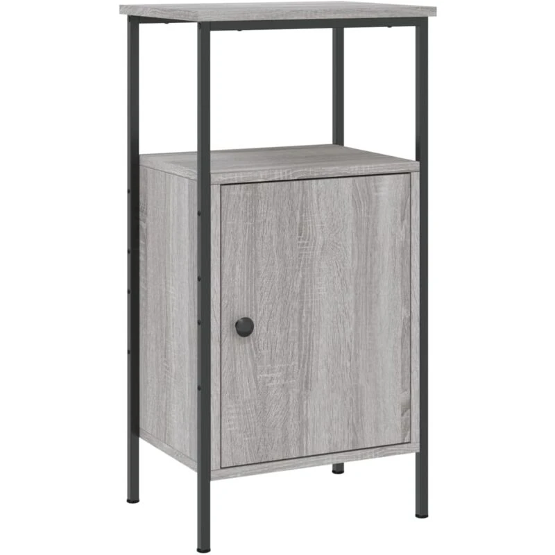 Image of VIDAXL Bedside Cabinet Grey Sonoma 41x31x80cm Engineered Wood Vidaxl 8720845938888