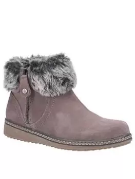 Image of Hush Puppies Penny Ankle Boot, Grey, Size 3, Women