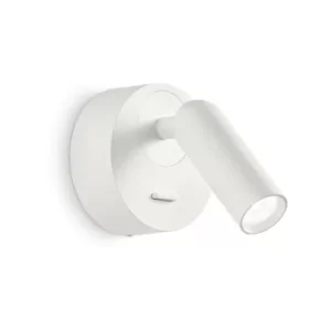 Image of Ideal Lux LED Decorative Round Reading Light White, 3000K 3.5W