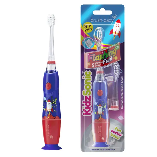 image of Brush Baby KidzSonic Rocket Electric Toothbrush