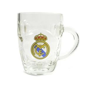 image of Real Madrid Dimple Tankard Pint Glass