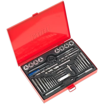 image of Sealey AK3037 37 Piece Tap and Split Die Set Metric