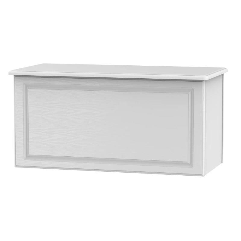 Image of Studio Pembroke Blanket Box - White White M