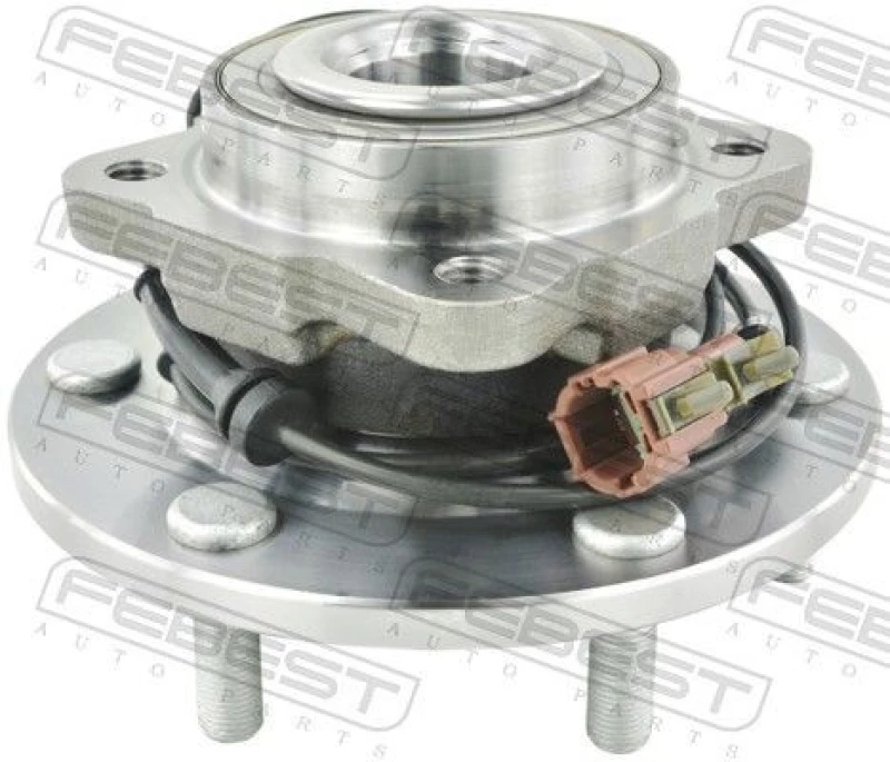 Image of FEBEST 0282-A60R Wheel Hub Rear Axle, with ABS sensor ring Wheel Hub (653)