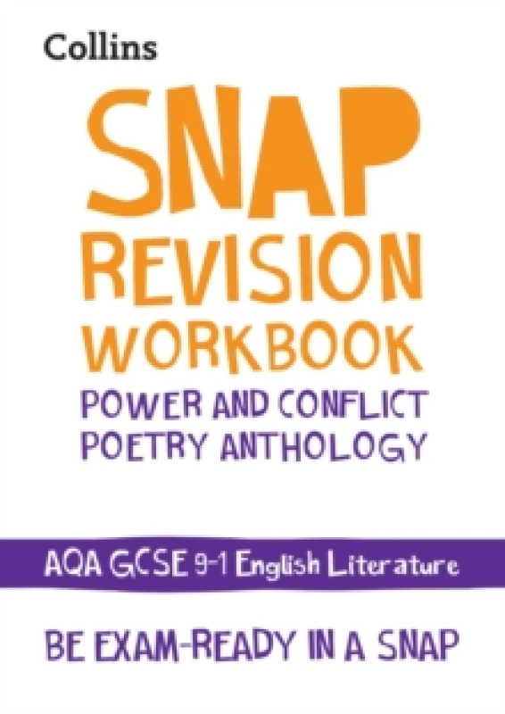 Image of Collins GCSE AQA Poetry Anthology Power and Conflict Workbook Multi unisex