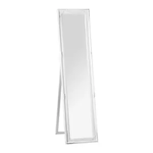 Image of Premier Housewares Vintage Floor Standing Mirror - White