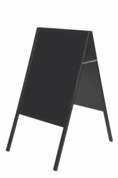 Image of Bi-Silque Bi-Office A Frame Chalk Board Black Frame 600x1200mm DKT30404042