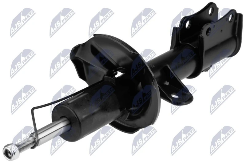 Image of NTY A-SU-009 Shock absorber Front Axle Right, Gas Pressure, Twin-Tube, Suspension Strut, Bottom Clamp Shock Absorber (854)