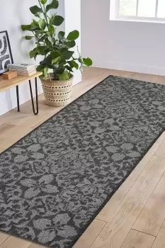 Image of Multi Purpose Tile Design Runner - Size: 60x180cm - Grey - Print