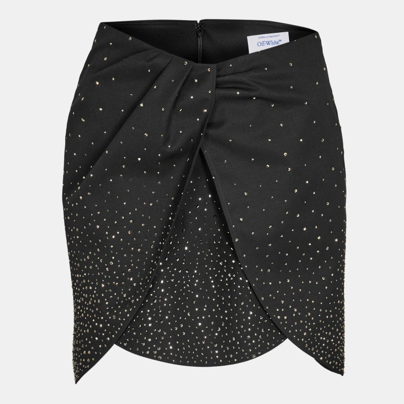 Image of Off White Womens Mini Skirt Black female 6 (2XS)