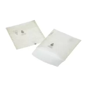 image of KitchenCraft Set of 2 Beeswax Sandwich Bags Brown/White